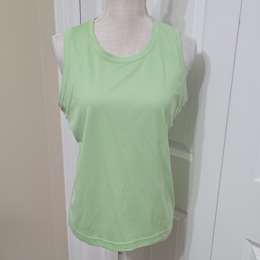 Russell Athletic Light Green Tank Top Sz L With Dri-Power Technology